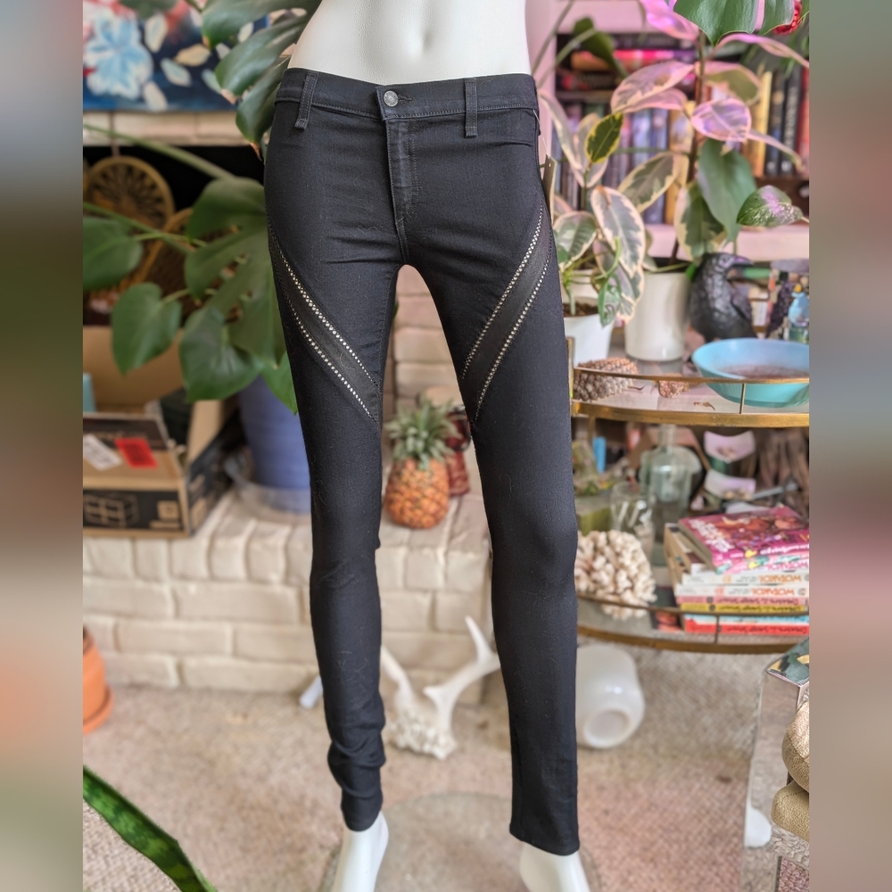 Black Studded Skinny Jeans